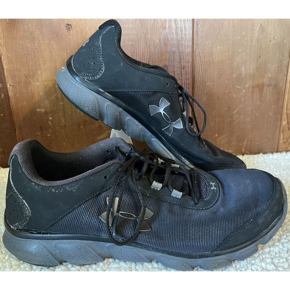 Under Armour Other - Under Armour Charged Asset 3021678-001 Black Shoes Sneakers Men's US Size 11.5
